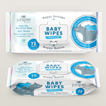 Juniper Clean Baby Wipes Flow Pack