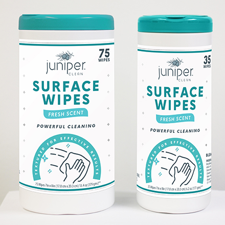 Juniper Clean Surface Wipes Bleach-Free